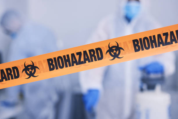 Professional Biohazard technician working in Midland, NC